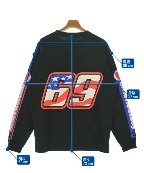 EMOTIONALLY UNAVAILABLE（エモーショナリーアンアベイラブル）Tシャツ・カットソー 黒 サイズ:M メンズ/2200636158016