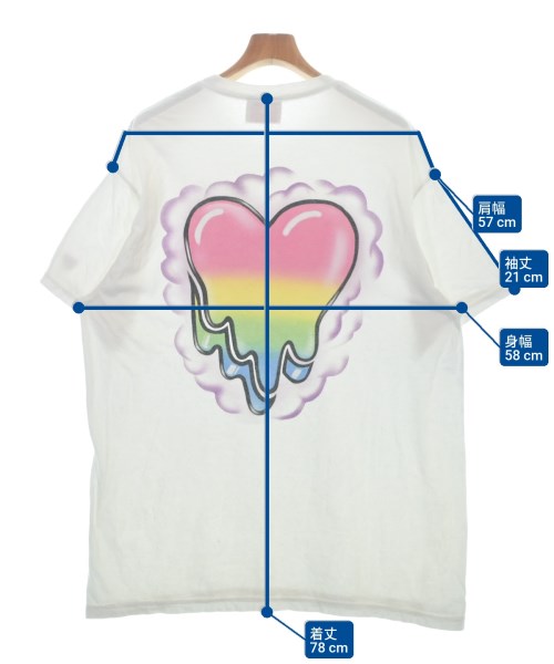 EMOTIONALLY UNAVAILABLE（エモーショナリーアンアベイラブル）Tシャツ・カットソー 白 サイズ:-(L位) メンズ/2200626582159