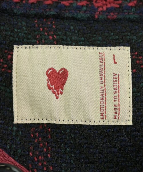 EMOTIONALLY UNAVAILABLE（エモーショナリーアンアベイラブル）カジュアルシャツ 紺 サイズ:L メンズ/2200657132224