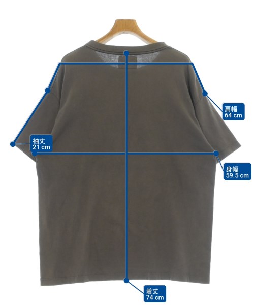 EMOTIONALLY UNAVAILABLE（エモーショナリーアンアベイラブル）Tシャツ・カットソー 茶 サイズ:XL メンズ/2200721092072