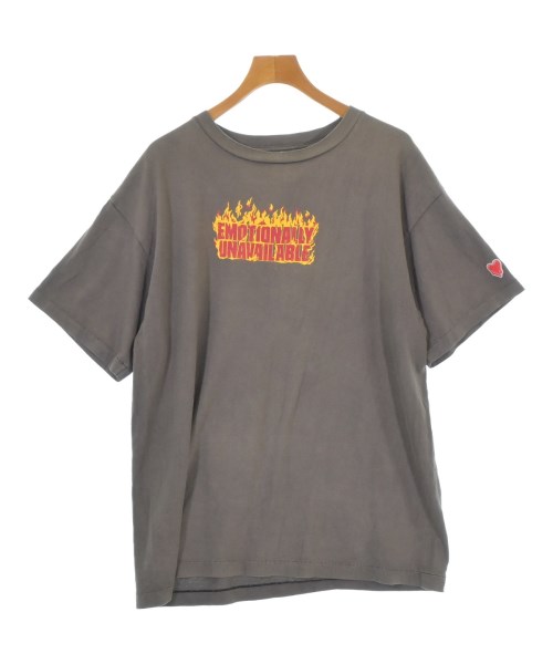 EMOTIONALLY UNAVAILABLE（エモーショナリーアンアベイラブル）Tシャツ・カットソー 茶 サイズ:L メンズ/2200690451122