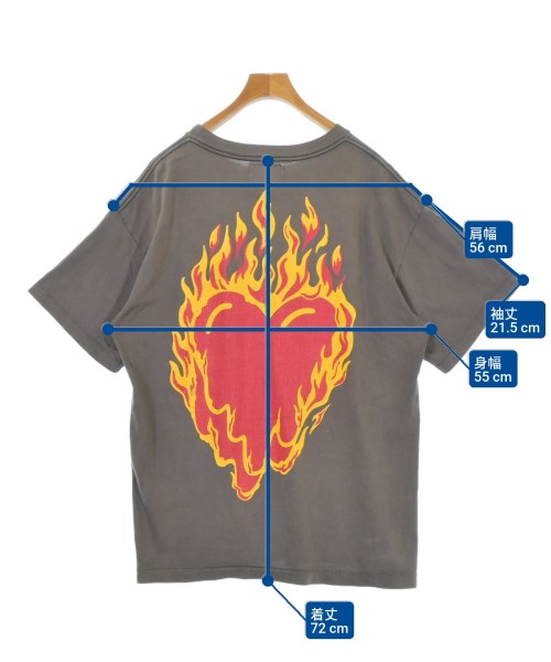 EMOTIONALLY UNAVAILABLE（エモーショナリーアンアベイラブル）Tシャツ・カットソー 茶 サイズ:L メンズ/2200690451122