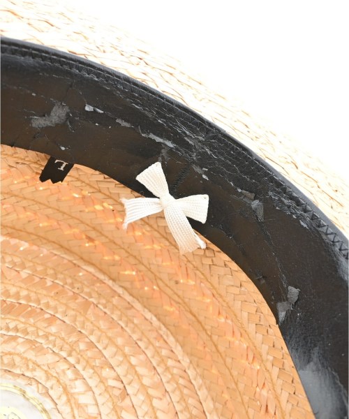 FUJI HAT（フジハット）ストローハット ベージュ サイズ:L レディース/2200719497292