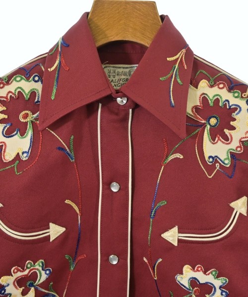 H BAR C（エイチバーシー）カジュアルシャツ 赤 サイズ:30(L位) レディース/2200621004014