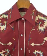 H BAR C（エイチバーシー）カジュアルシャツ 赤 サイズ:30(L位) レディース/2200621004014