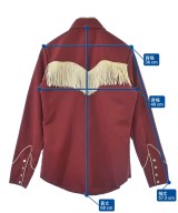 H BAR C（エイチバーシー）カジュアルシャツ 赤 サイズ:30(L位) レディース/2200621004014