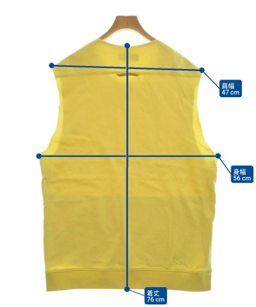 IHATOV（イーハトーヴ）スウェット 黄 サイズ:F メンズ/2200663392049