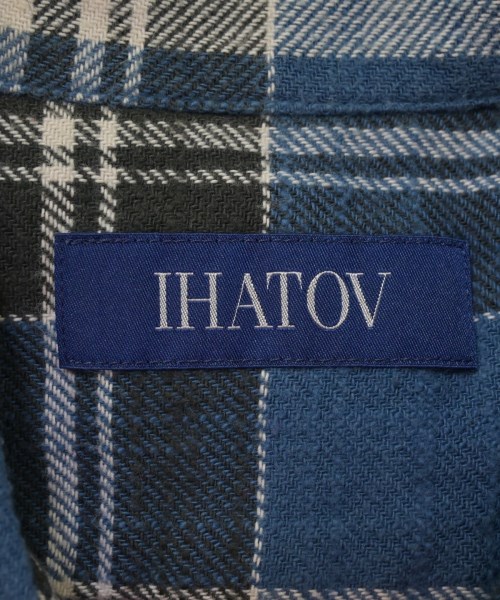 IHATOV（イーハトーヴ）カジュアルシャツ 青 サイズ:L メンズ/2200691399010