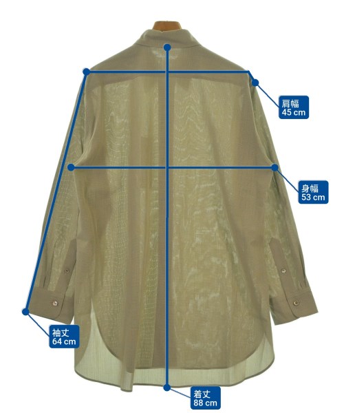 IRENISA（イレニサ）カジュアルシャツ ベージュ サイズ:2(M位) メンズ/2200629201026