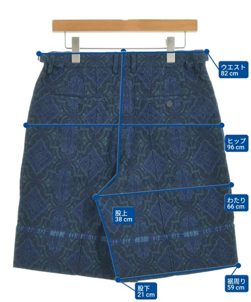 IRENISA（イレニサ）ショートパンツ 青 サイズ:2(M位) メンズ/2200675614108