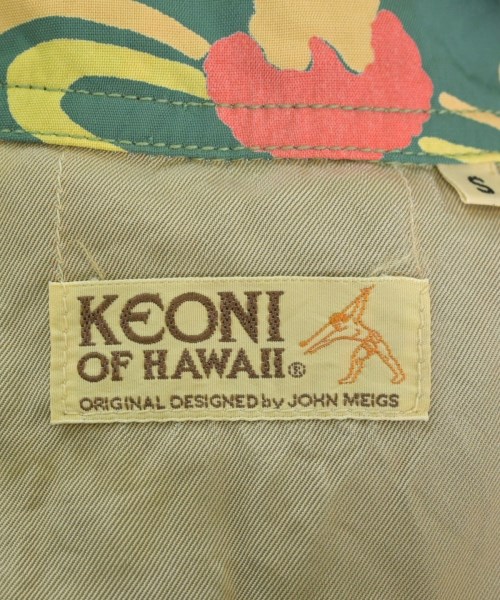 KEONI OF HAWAII（ケオニオブハワイ）カジュアルシャツ 緑 サイズ:S メンズ/2200715535097