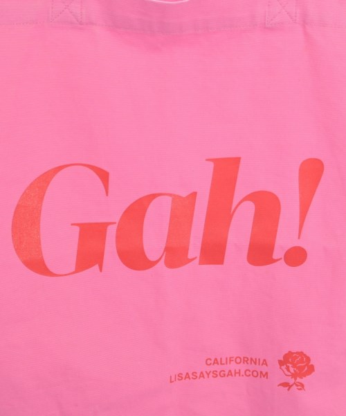 Lisa Says Gah（リサセイガウ）トートバッグ ピンク サイズ:- レディース/2200648118022