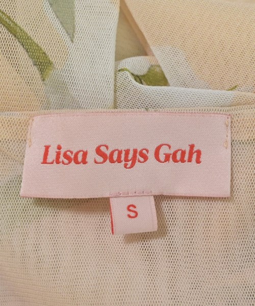 Lisa Says Gah（リサセイガウ）Tシャツ・カットソー ベージュ サイズ:S レディース/2200681916159
