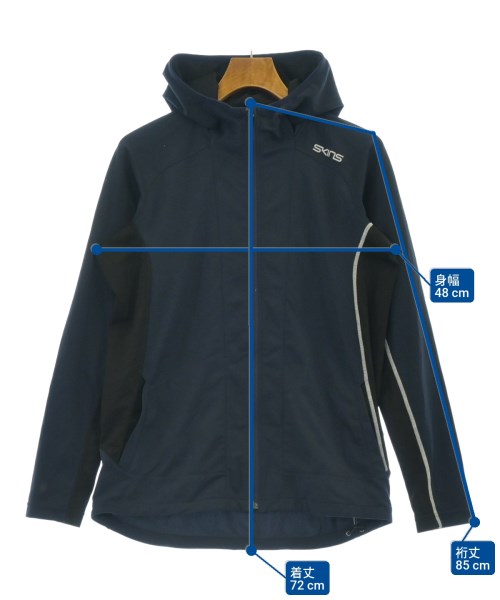 SKINS（スキンズ）パーカー 紺 サイズ:M メンズ/2200620065139