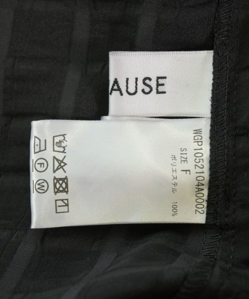 THE PAUSE（ザポーズ）ブラウス 黒 サイズ:F レディース/2200618302192