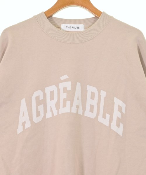 THE PAUSE（ザポーズ）スウェット ベージュ サイズ:F レディース/2200612753198
