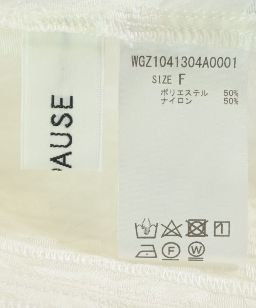 THE PAUSE（ザポーズ）ブラウス 白 サイズ:F レディース/2200649057153