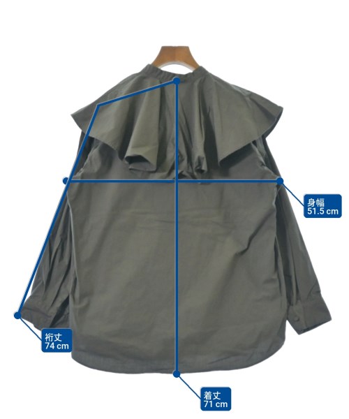 THE PAUSE（ザポーズ）カジュアルシャツ グレー サイズ:F レディース/2200660727134