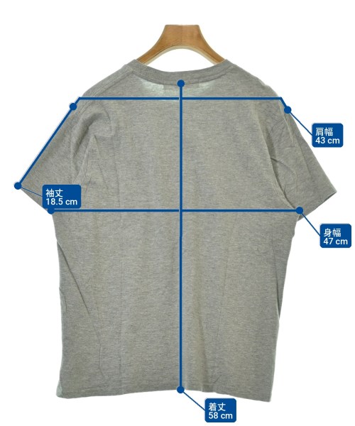 THE PAUSE（ザポーズ）Tシャツ・カットソー グレー サイズ:-(XL位) レディース/2200710321305