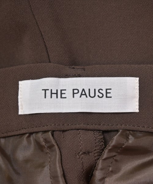 THE PAUSE（ザポーズ）スラックス 茶 サイズ:36(S位) レディース/2200710791016