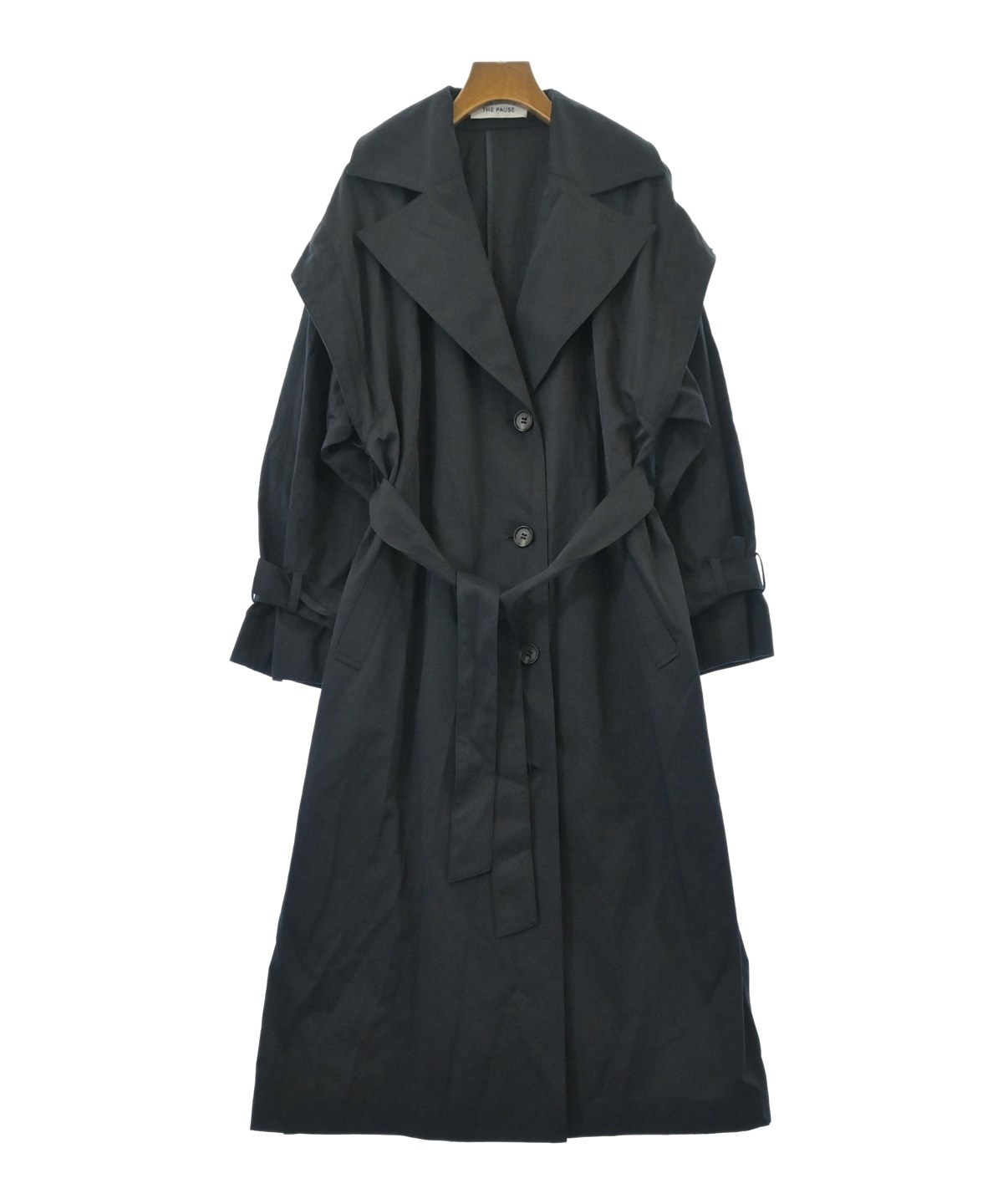 THE PAUSE（ザポーズ）トレンチコート 紺 サイズ:F レディース