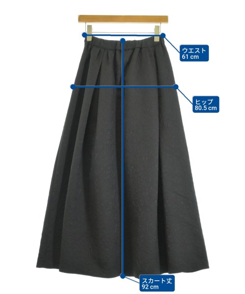 THE PAUSE（ザポーズ）ロング・マキシ丈スカート 黒 サイズ:F レディース/2200642996053