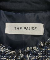 THE PAUSE（ザポーズ）ノーカラージャケット 紺 サイズ:F レディース/2200729362023