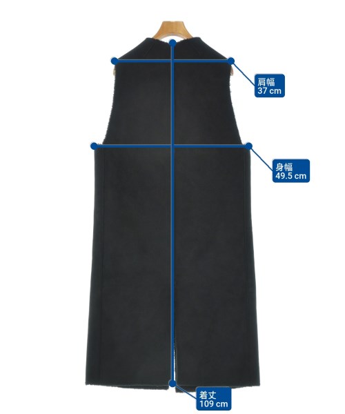 VERSEAU（ヴェルソー）ムートンコート 黒 サイズ:F レディース/2200647423110