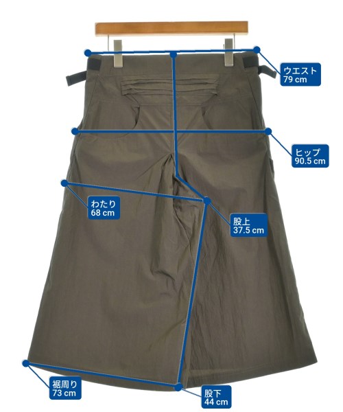 Wave of Sand（ウェーブオブサンド）クロップドパンツ 茶 サイズ:S メンズ/2200673369253