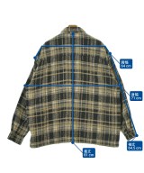 AOZORA BLUE HEAVEN（アオゾラブルーヘブン）カジュアルシャツ グレー サイズ:4(XXL位) メンズ/2200676521016