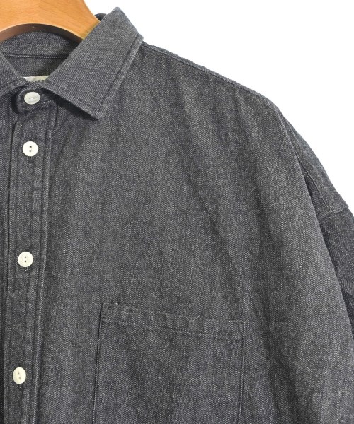 kan（カン）カジュアルシャツ 黒 サイズ:M メンズ/2200619493028