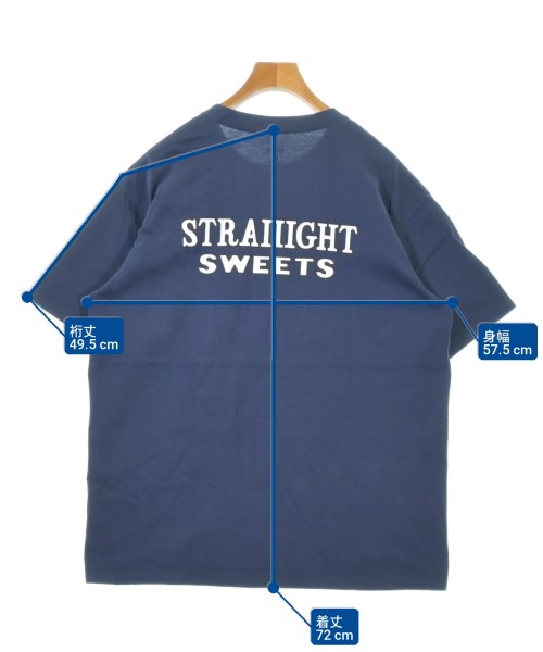 STRAIIIGHT（ストレイト）Tシャツ・カットソー 紺 サイズ:XL メンズ/2200719830303