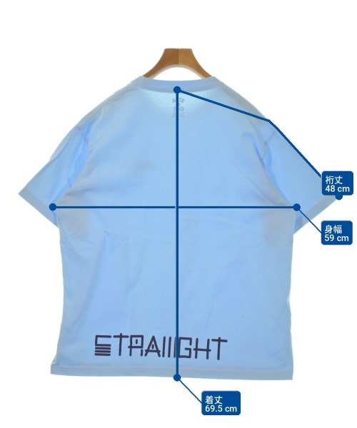 STRAIIIGHT（ストレイト）Tシャツ・カットソー 青 サイズ:XL メンズ/2200719830310