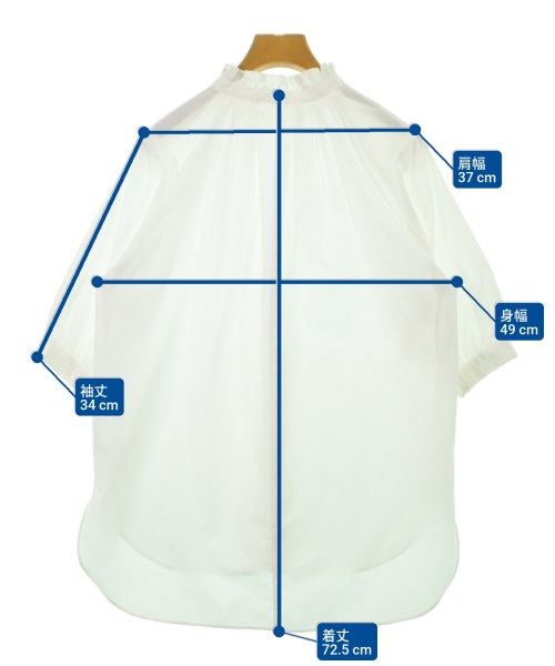 Doubleface Tokyo（ダブルフェイストーキョー）カジュアルシャツ 白 サイズ:38(M位) レディース/2200634329135