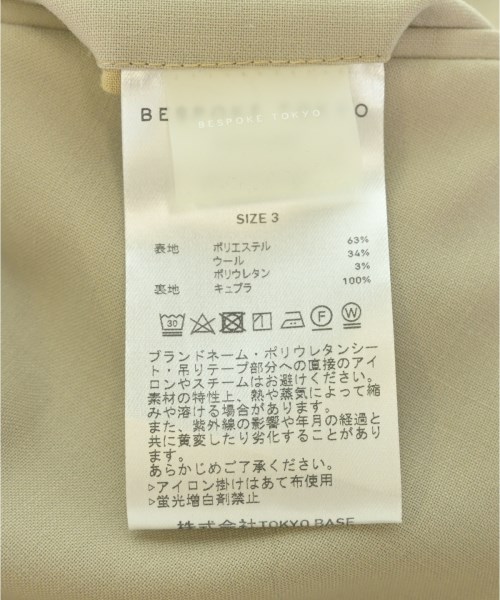 BESPOKE TOKYO（ビスポークトウキョウ）スラックス ベージュ サイズ:3(L位) メンズ/2200709776345