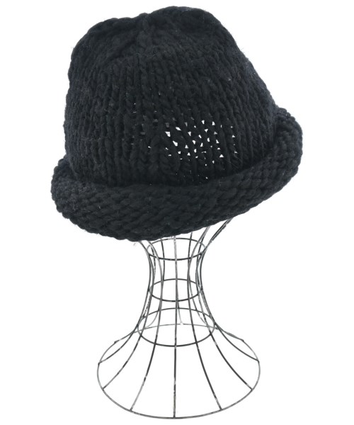 Indietro Association（インディエトロアソシエーション）ニットキャップ・ビーニー 黒 サイズ:- メンズ/2200660653112