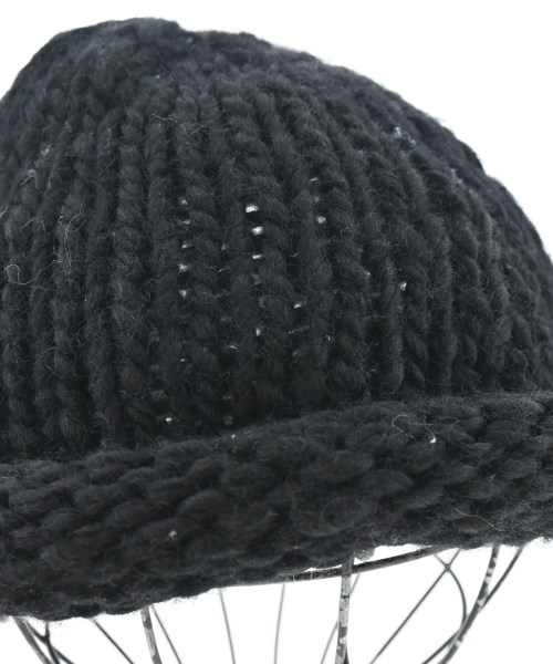 Indietro Association（インディエトロアソシエーション）ニットキャップ・ビーニー 黒 サイズ:- メンズ/2200660653112