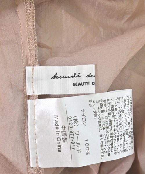 BEAUTE DE OPAQUE（ボーテドオペーク）ブラウス ピンク サイズ:36(S位) レディース/2200669534016