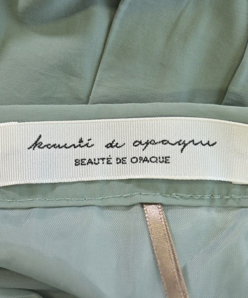 BEAUTE DE OPAQUE（ボーテドオペーク）ロング・マキシ丈スカート 緑 サイズ:38/M レディース/2200662595045