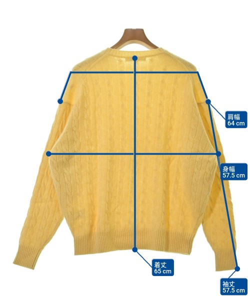 STANDARD JOURNAL（スタンダードジャーナル）ニット・セーター 黄 サイズ:L メンズ/2200668974110
