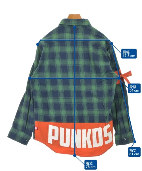 PUNK DRUNKERS（パンクドランカーズ）カジュアルシャツ 緑 サイズ:-(M位) メンズ/2200615530024