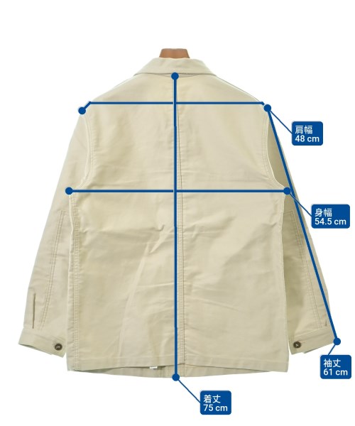 LE TRAVAILLEUR GALLICE（ルトラヴァイユールガリス）カバーオール ベージュ サイズ:4(XL位) メンズ/2200626109165