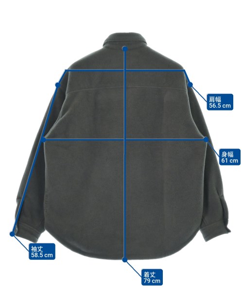 koti BEAUTY&YOUTH（コティビューティーアンドユース）カジュアルシャツ グレー サイズ:S メンズ/2200642328014