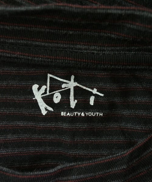 koti BEAUTY&YOUTH（コティビューティーアンドユース）Tシャツ・カットソー 黒 サイズ:M メンズ/2200697168023