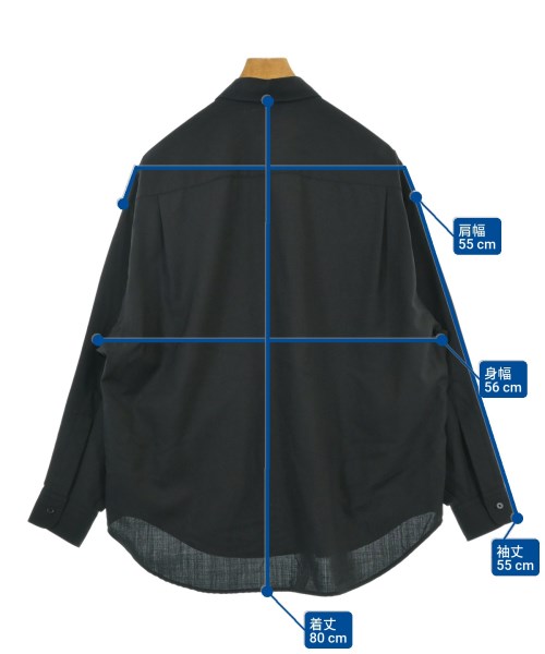 koti BEAUTY&YOUTH（コティビューティーアンドユース）カジュアルシャツ 黒 サイズ:S メンズ/2200659984029