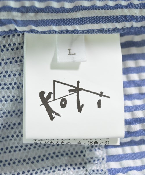 koti BEAUTY&YOUTH（コティビューティーアンドユース）カジュアルシャツ 青 サイズ:L メンズ/2200648338048