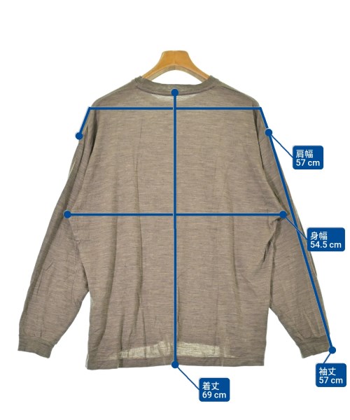 koti BEAUTY&YOUTH（コティビューティーアンドユース）Tシャツ・カットソー ベージュ サイズ:L メンズ/2200647877463