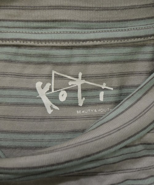 koti BEAUTY&YOUTH（コティビューティーアンドユース）Tシャツ・カットソー グレー サイズ:M メンズ/2200662860242