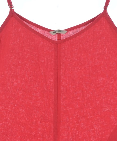 weeksdays（ウィークスデイズ）オールインワン/サロペット 赤 サイズ:F レディース/2200628764041