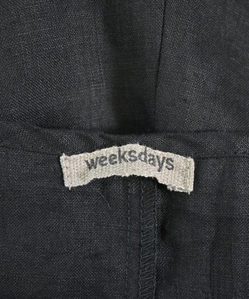 weeksdays（ウィークスデイズ）オールインワン/サロペット 黒 サイズ:F レディース/2200679629061